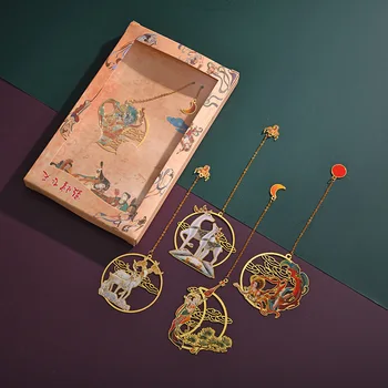 Металлическая закладка творческая полая латунная закладка Китайский стиль классический закладки закладки для книг металлический учитель
