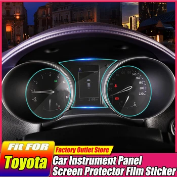  Наклейка на защитную пленку для экрана панели приборов автомобиля для Toyota C-HR CHR 2016-2018 Автомобильные аксессуары Наклейка на приборную панель