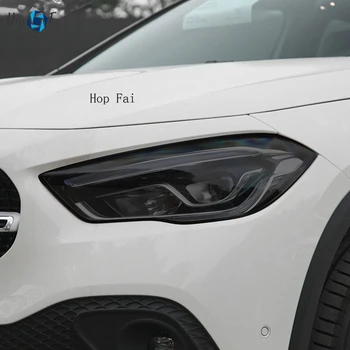  Защитная пленка для фар автомобиля Дымчатый черный оттенок Винил Прозрачная наклейка из ТПУ для Mercedes Benz GLA Class H247 2020 2021