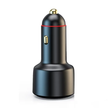 USB Автомобильное зарядное устройство 5 А Быстрая зарядка 12-24 В Розетка Зажигалка Автомобильное USB-зарядное устройство для зарядки телефона Adapte