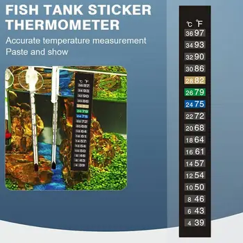  Прочный термометр обесцвечивания Наклеиваемый аквариум Температура Температура аквариума Температура аквариума Инструменты для измерения температуры