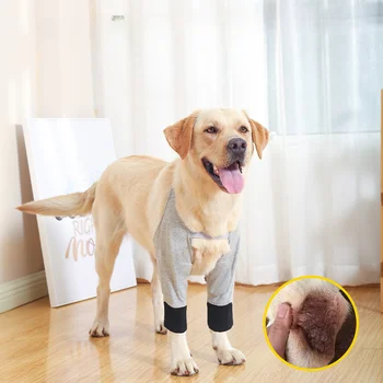  Dog Elbow Protector Dog Recovery Передние лапы Рукав Мягкая мягкая подкладка для локтя собаки Защита от ран на ногах домашних животных для маленьких средних собак