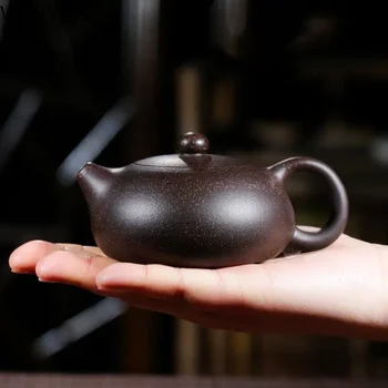 Чайник с фиолетовым песком малой емкости 150 мл Чайный сервиз кунг-фу ручной работы Xi Shi pot Гладкая вода Посуда для питья WSHYUFEI