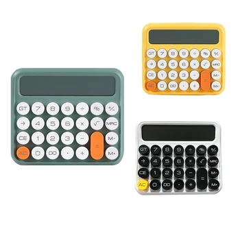 12-значный квадратный калькулятор Школьный двойной портативный калькулятор Студенческий калькулятор Зеленый
