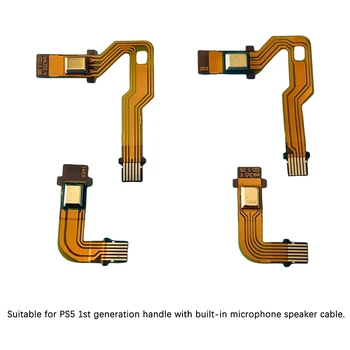 1 ПК для Playstation 5 Беспроводной контроллер для PS5 Ленточные кабели Dual Sense с гибким микрофоном