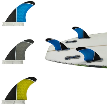 3 шт. Ласты для серфинга размера PM-M UPSURF FCS2 для серфинга 3 цвета из углеродного волокна сотовые ласты для серфинга аксессуары для серфинга
