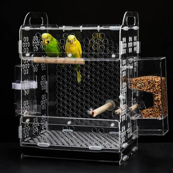 Индивидуальная клетка для маленьких и средних попугаев