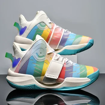 2023 Высококачественные мужские баскетбольные кроссовки Модная нескользящая тренировочная спортивная обувь Носимая баскетбольная обувь ForMotion для мужчин