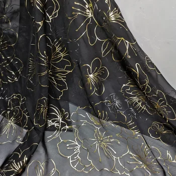 Бронзирующий косплей Шифоновое платье Платье Ткань Материал DIY Летняя ткань для платья Блузка Шарф Квалифицированный