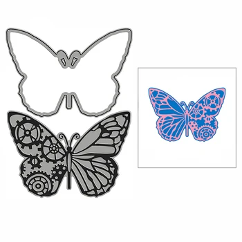 Новый DIY Electric Butterfly Outline Craft Embossing 2021 Металлические режущие штампы для изготовления альбомных открыток и декора для скрапбукинга без штампа