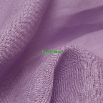 Весенняя и летняя льняная ткань, высококачественная фиолетовая льняная ткань для платья