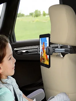 2024 Новый автомобильный держатель для планшета в подголовнике для iPad, удлинитель кронштейна Регулируемое автомобильное крепление для планшета на заднем сиденье Road Trip Essentials