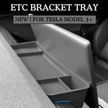 Для Tesla Model 3 2024 Highland Приборная панель Коробка для хранения Приборная панель ETC Кронштейн Лоток Экран Задний органайзер Автомобильные аксессуары
