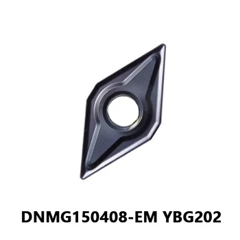 DNMG150408 EM YBG202 DNMG Твердосплавные пластины токарного режущего инструмента для чистовой и получистовой обработки металлических деталей на токарном станке