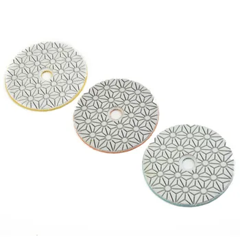 Высококачественные полировальные диски для металлообработки Шлифовальный диск Финишная обработка деталей шлифовального станка Алмазная сухая / влажная наждачная бумага 4 дюйма 100 мм