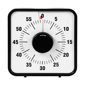  Таймер видения 60-минутный хронометраж Стойка на задних ногах Часы обратного отсчета Таймер выпечки на кухне для классных комнат или встреч
