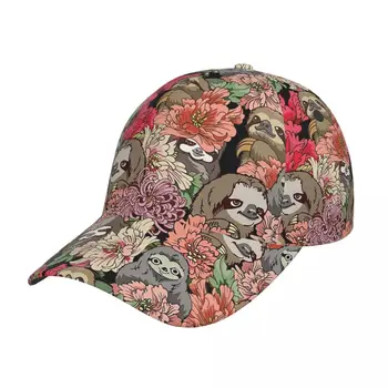 Цветочный цветок, потому что ленивцы цветочные вещи унисекс каскет ленивец камуфляж шляпы кепка мода формальные тренировки snapback кепка