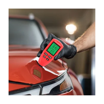 HW300MINI Цифровой тестер толщиномера Авто Прибор для измерения лакокрасочного покрытия Инструмент для измерения слоя краски Красный