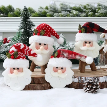 Подвески для рождественской елки Рождественские украшения Санта-Клауса Рождественские украшения 2023 для дома Navidad Natal Рождественский подарок на Новый год 2024