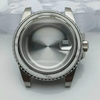 40 мм Мужские часы Корпус 316L Нержавеющая сталь Ремешок для часов Сапфировое стекло Для nh34 nh35 nh36,38 Механизм 28,5 мм Циферблат