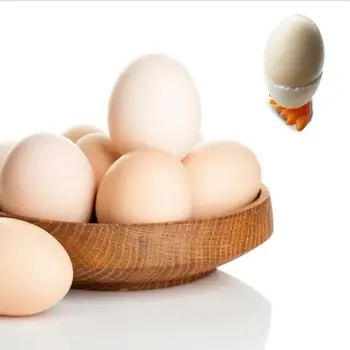  Держатель для яиц Пластиковые чашки для вареных яиц Стойка Стойка Симпатичный сепаратор яиц Контейнер Кухонный инструмент для приготовления пищи Материал ПВХ
