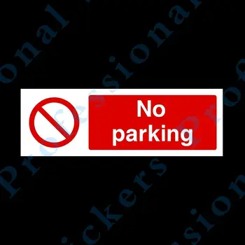 Нет знака парковки, наклейки, дырявого пластика - Все размеры и материалы - (PAR14) Водонепроницаемые виниловые наклейки для автомобильных мотоциклов