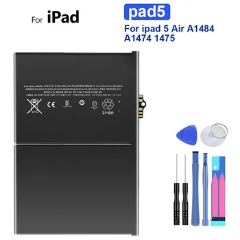 Аккумулятор планшета 8827 мАч Для Apple iPad 5 Air 1 iPad5 Air1 A1484 A1474 1475