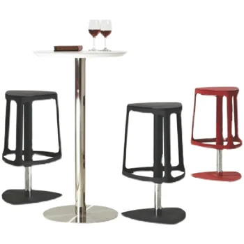 Барные стулья для ресепшн Дизайнер ресепшн для вечеринок Эргономичные барные стулья Минималистичные высокие кухонные табуреты Cadeira Мебель HY