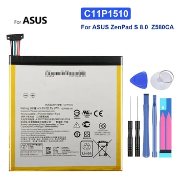C11P1510 Аккумулятор емкостью 4000 мАч для ASUS ZenPad S 8.0 Z580CA Bateria + бесплатные инструменты с трек-кодом