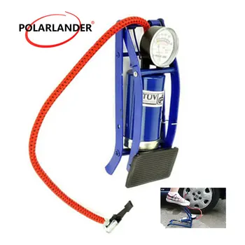 PolarLander Автомобильный насос Портативный многофункциональный высококачественный компрессор Автомобильный стайлинг Ножной воздушный насос 100PSI Автомобильный инфлятор