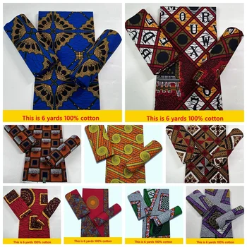 воск tissu africain котон пэчворк ткань 2022 высокое качество африканская ткань восковой принт хлопок ткань анкара швейный материал 6 ярдов