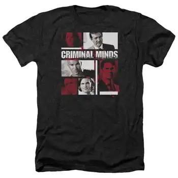 Criminal Minds Character Boxes - Мужская футболка Хизер