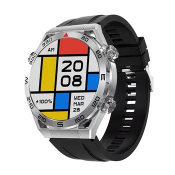 GPS Смарт-часы Мужские спортивные часы для фитнеса на открытом воздухе для мужчин Водонепроницаемые 24-часовые мониторы сердечного ритма и кислорода в крови Умные часы 2024 Новинка