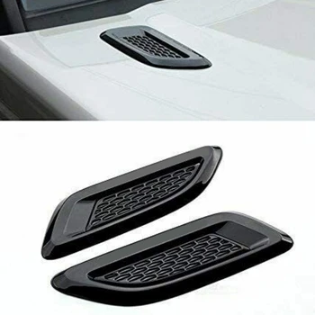 1 пара глянцевая черная манекен капота вентиляционная планка для воздушного крыла для Range Rover EVOQUE 2011-2018 Декоративная наклейка