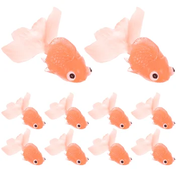 10 шт. Золотые рыбки Аквариум Украшения Креативные игрушки для рыбалки Плавающие золотые рыбки Игрушки