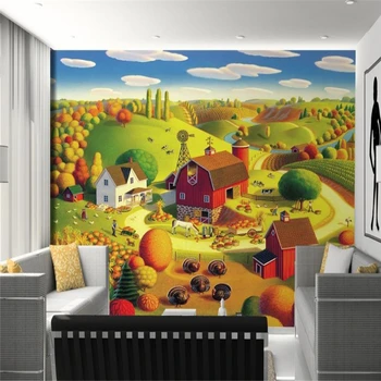 beibehang Обои нестандартного размера 3d стереоскопические детские фрески ТВ фон гостиная спальня papel de parede3d обои