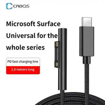 гнездо Type-C для Microsoft Surface PD Connector для Microsoft Surface 3 4 5 6 Go Connector USB C Adapt
