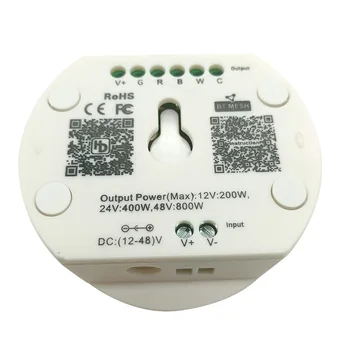 DC12V 24V Wifi RGB контроллер Bluetooth APP Музыкальное управление для одноцветного CCT RGB RGBW WS2811 WS2812B светодиодная лента Диммер