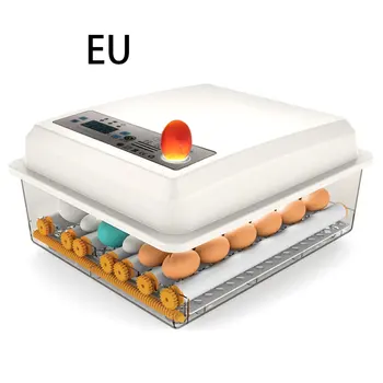 инкубатор для яиц Цифровой автоматический мини-инкубатор на 16 яиц с поворотным устройством для индейки, гусыни, перепелиных яиц, инкубационных куриных яиц