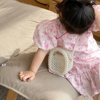 Детские сумки 2023 Новая модная сумка через плечо для девочек в корейском стиле Красивая сладкая детская сладкая сумка Детские аксессуары