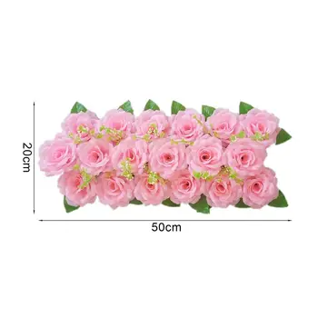  красивый реалистично выглядящий многослойный лепесток искусственной розы искусственный цветочный ряд DIY Свадьба T Сценическое украшение