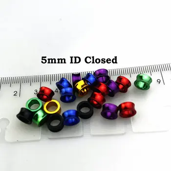50 шт. алюминиевые кольцевые ленты для птичьих лапок 5 мм (без печати, смешанный цвет)