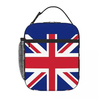 Юнион Джек 1960-х годов Лучшее из британского флага Обед Тотализатор Термосумка Детская сумка для обеда Изолированная коробка для ланча