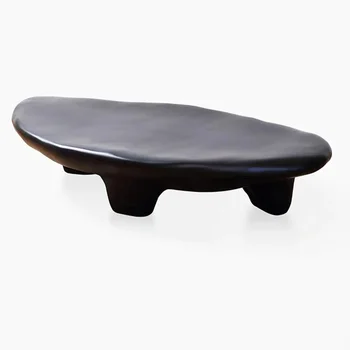 Стальной журнальный столик неправильной формы Минималистичный диван Черный стол для гостиной Чайный напольный стол Mesa de Centro Мебель для гостиной
