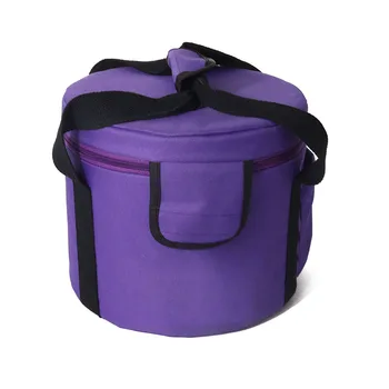 Портативная фиолетовая хрустальная сумка для чаши Музыкальная сумка Ручная сумка Ode Bowl Сумка для хранения хрустальной чаши