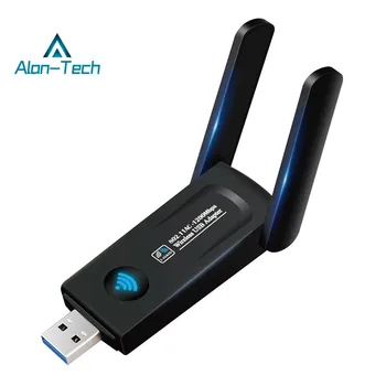 USB 3.0 1200 Мбит/с USB Wifi Адаптер Беспроводная сетевая карта AP Wifi Dongle USB LAN Ethernet Двухдиапазонный 2.4G 5.8G Для ноутбука Win10 ПК